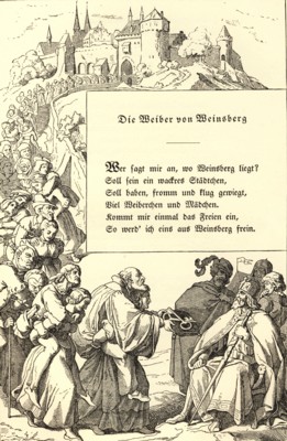 Gottfried August Bürger, Die Weiber von Weinsberg,Theobald von Oer