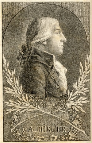 Gottfried August Brger, Frontispiz Gedichte 1789,Ernst Ludwig Riepenhausen