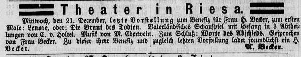 1870 Elbeblatt und Anzeiger 20.12.