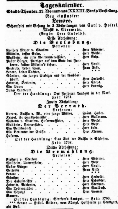 1853 Leipziger Tageblatt und Anzeiger  17.07.