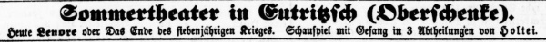 1865 Leipziger Tageblatt und Anzeiger  11.07.
