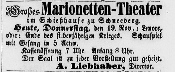 1874 Erzgebirgischer Volksfreund  20.11.