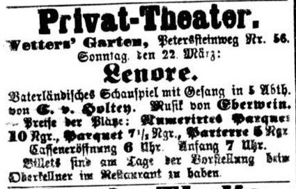 1874 Leipziger Tageblatt und Anzeiger 22 03