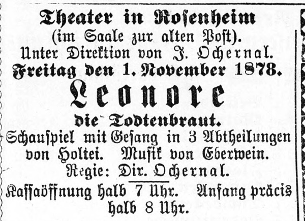 1878 01 11 Rosenheimer Anzeiger