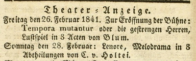 1841 Hallesches Tageblatt 25.02.